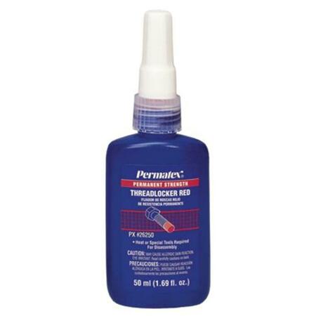 DEVCON Permanent Strength Threadlocker Red 50 Ml Tube 230-26250